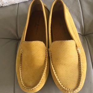 Mercanti Fiorentini Mustard Driving Loafer Size 8